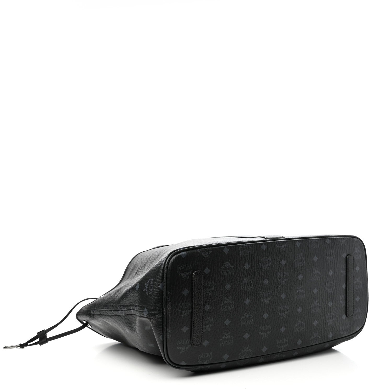 MCM Visetos Large Liz Reversible Shopper Tote Black 4 of 8