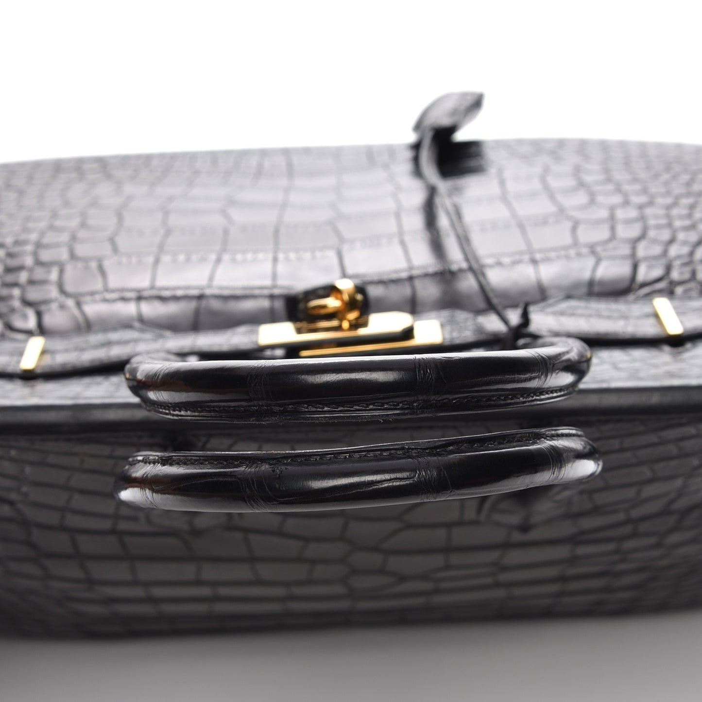 Matte Alligator Birkin 35 Black