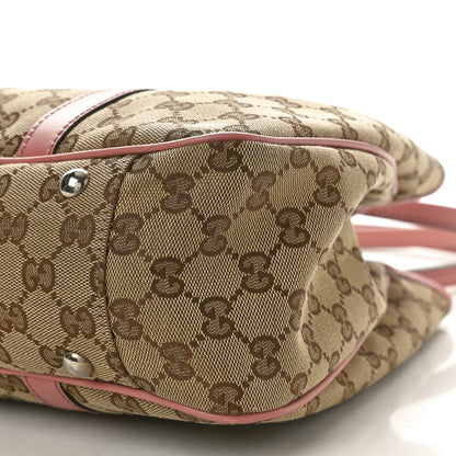 Gucci Monogram Medium Twins Tote Pink 10 of 11