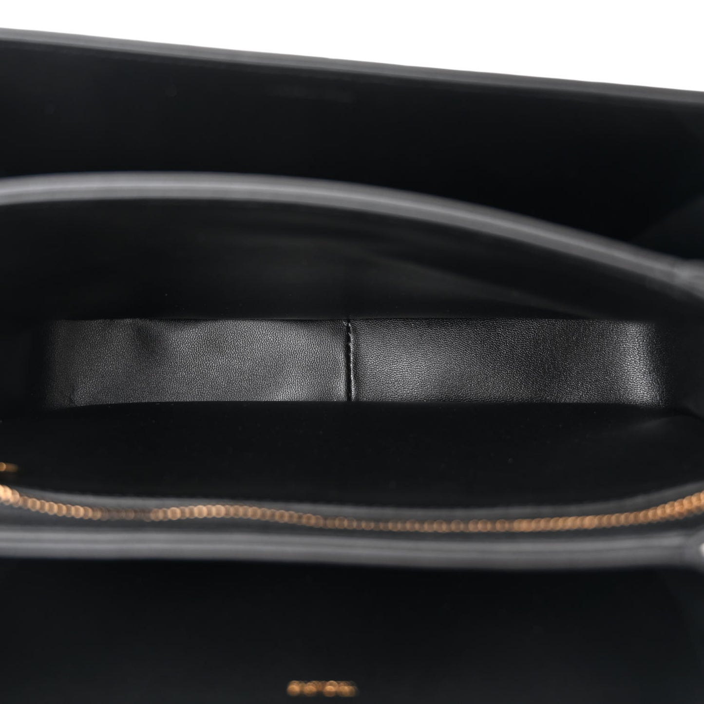 Shiny Calfskin Medium Triomphe Black