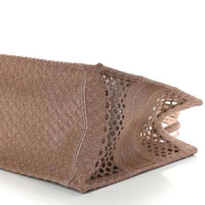 Christian Dior Mesh Embroidered Medium Book Tote Clay 8 of 8