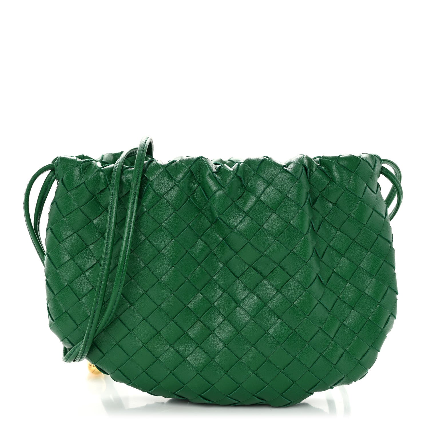 Bottega Veneta Nappa Intrecciato Mini Bulb Racing Green 1 of 10