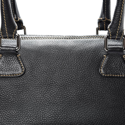 Chanel Calfskin Tassel Satchel Black 8 of 12