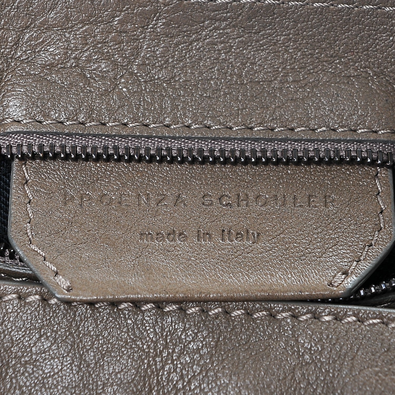Proenza Schouler Lambskin Large PS1 Satchel Smoke 6 of 7
