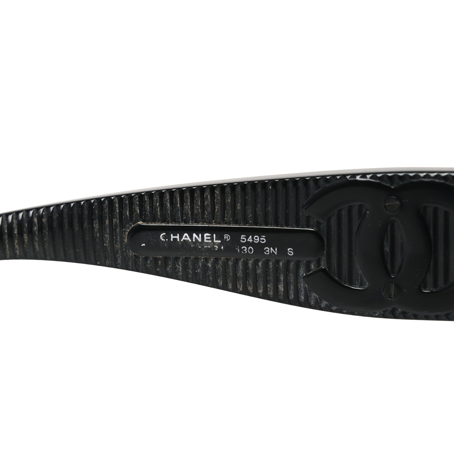 Chanel Acetate Shield Sunglasses 5495 Black 5 of 7