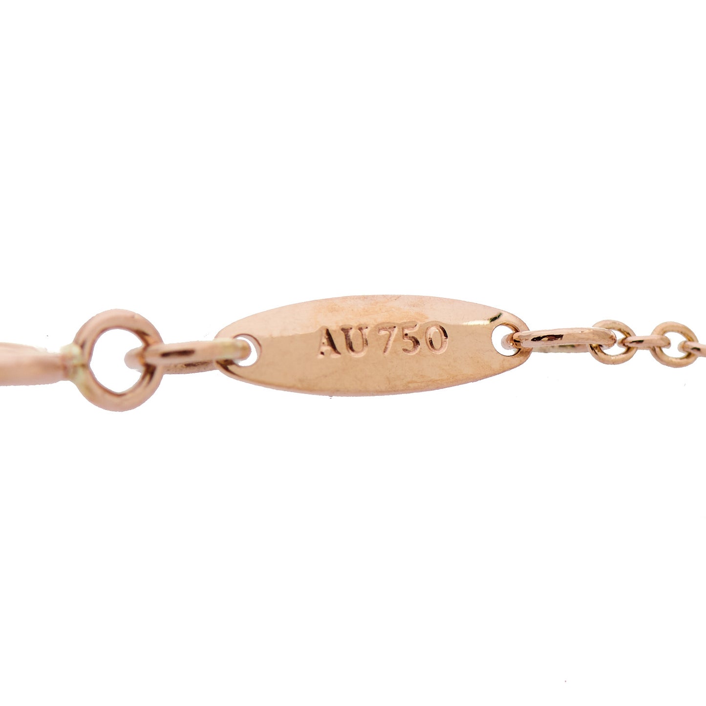 18K Rose Gold Diamond .30ctw Elsa Peretti Diamonds by the Yard Bracelet