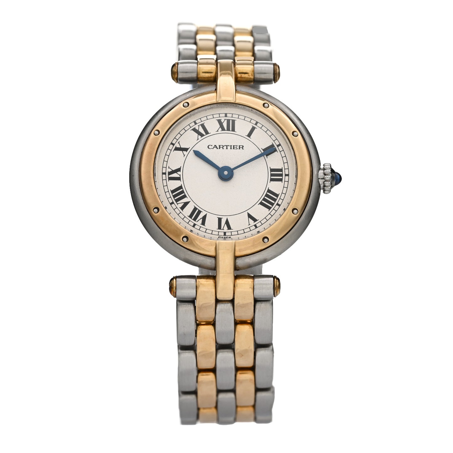 Stainless Steel 18K Yellow Gold 24mm Panthere Vendome Quartz Watch