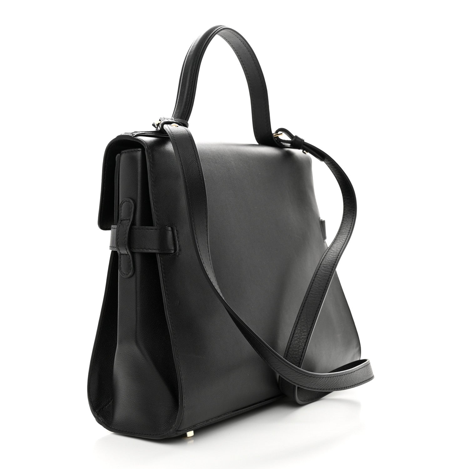 Delvaux Smooth Calfskin GM Tempete Satchel Black 3 of 13