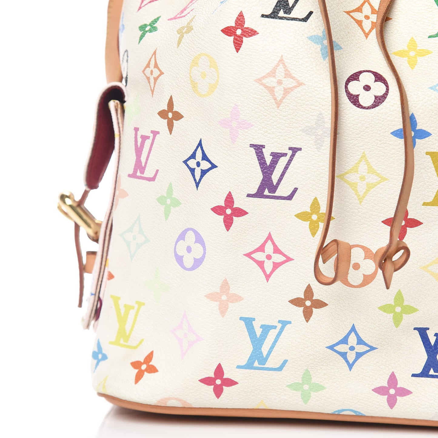 Monogram Multicolor Petit Noe White