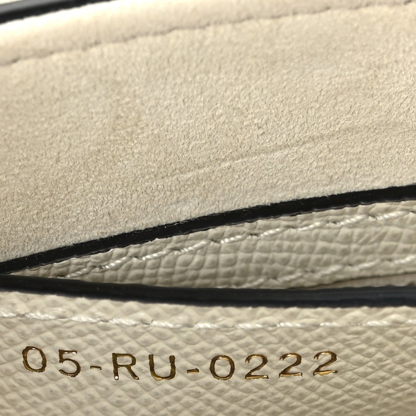 Grained Calfskin Saddle Bag White