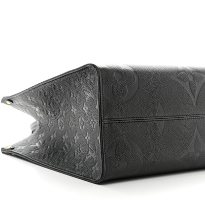 Louis Vuitton Empreinte Monogram Giant OnTheGo MM Black 8 of 9