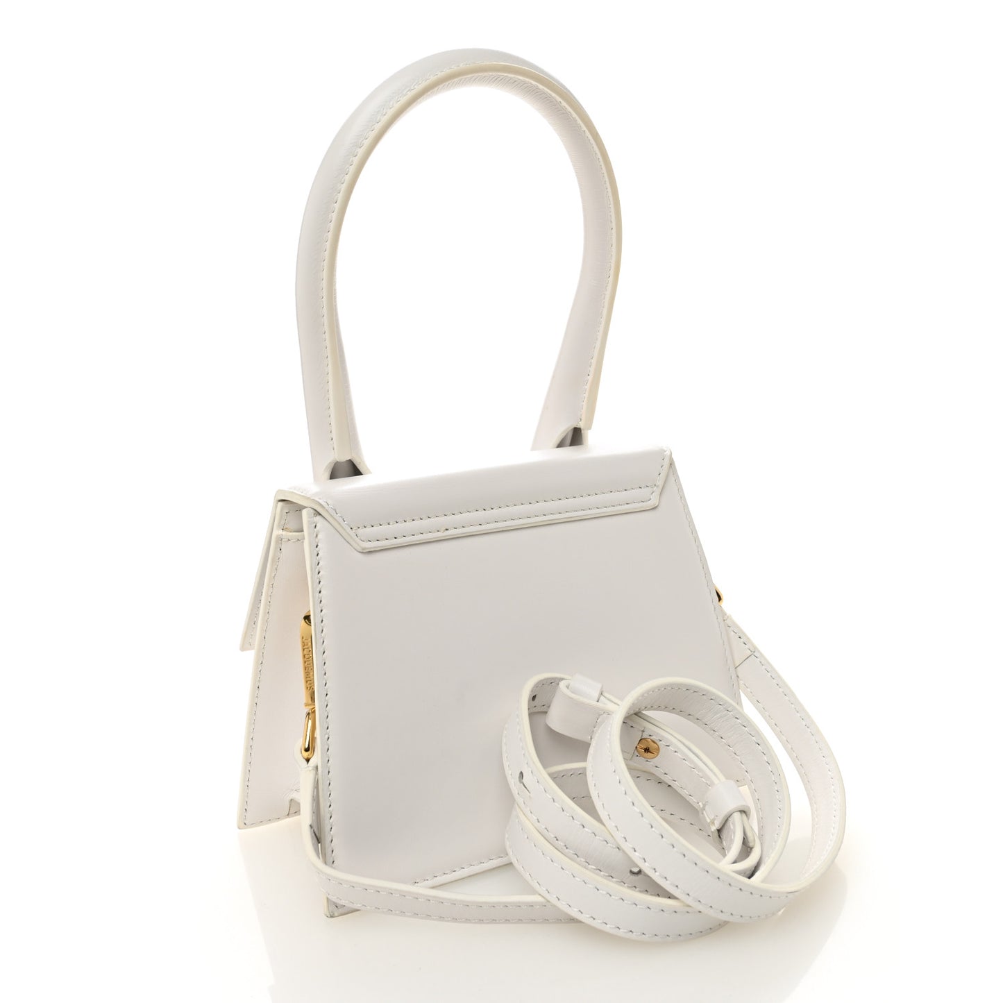 Smooth Calfskin Le Chiquito Moyen White
