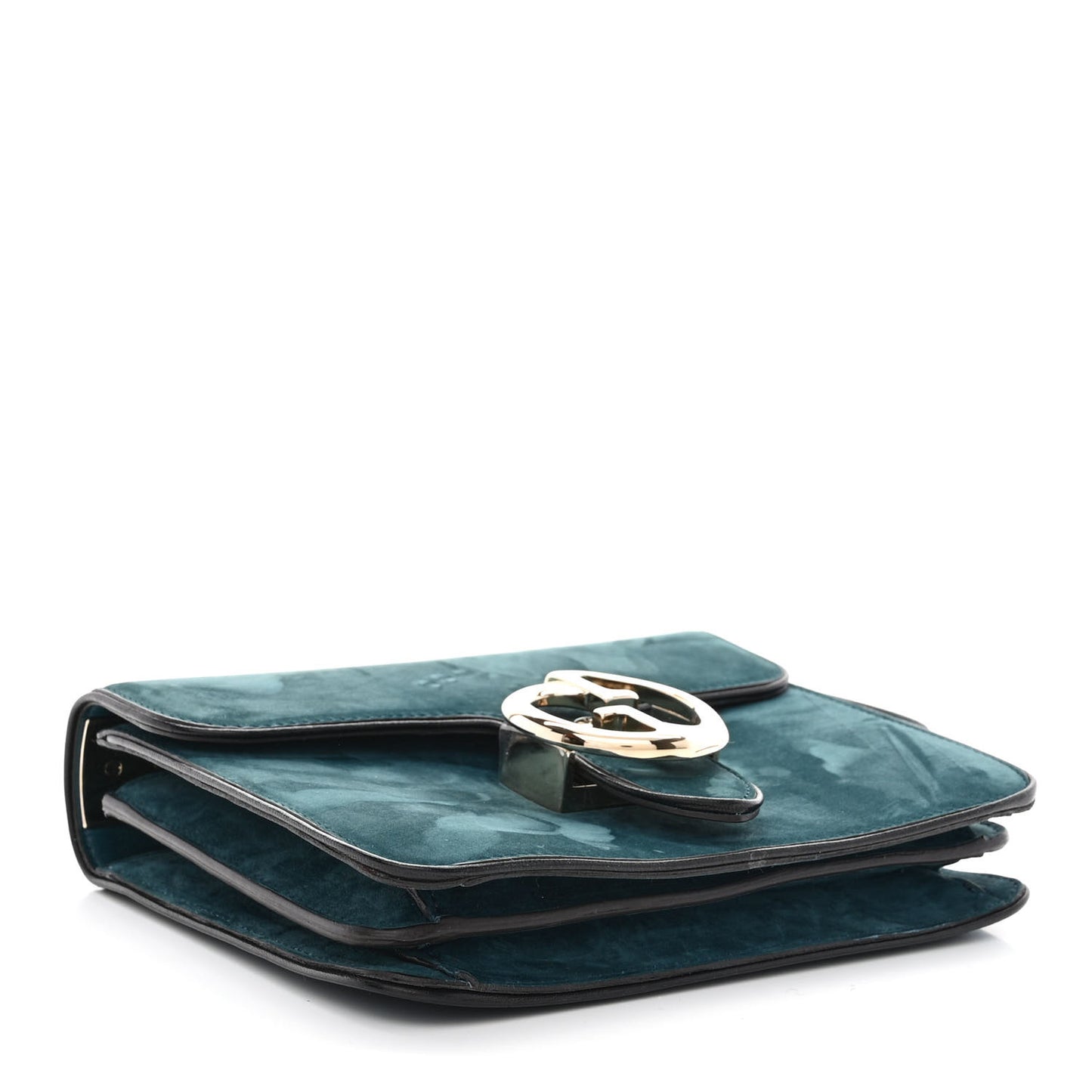 Suede Calfskin Small 1973 Shoulder Flap Bag Blue