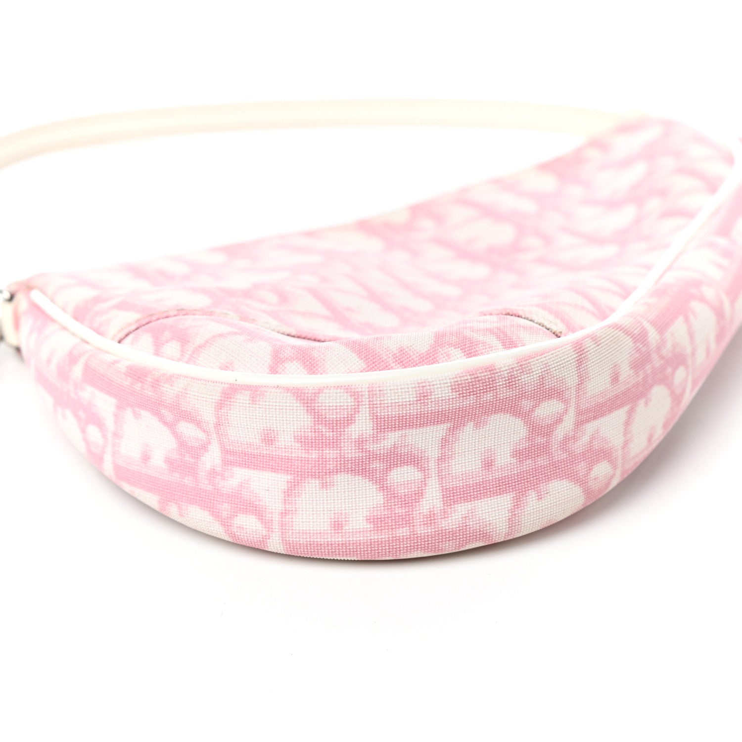 Christian Dior Monogram Mini Saddle Pochette Pink 8 of 10