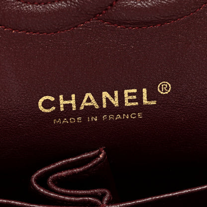 Chanel Lambskin Quilted Medium Double Flap Black 6 of 10
