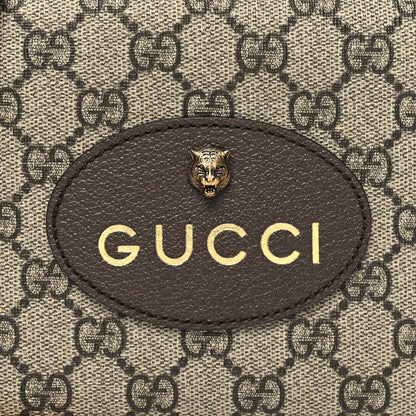 Gucci GG Supreme Monogram Web Neo Vintage Shoulder Bag Beige New Acero Crop 8 of 11