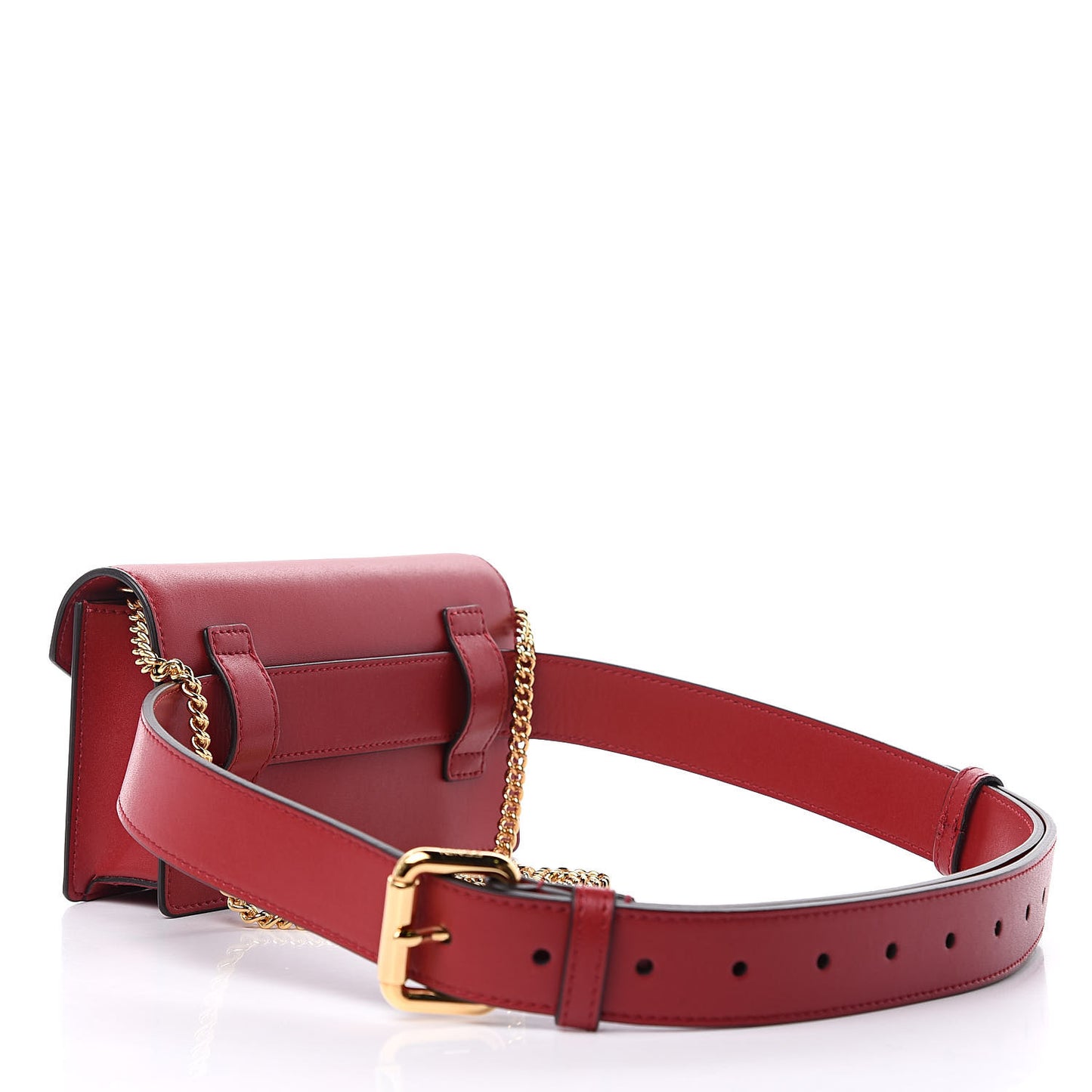 Vitello Liberty Lucido F is Fendi Envelope Belt Bag Fragola