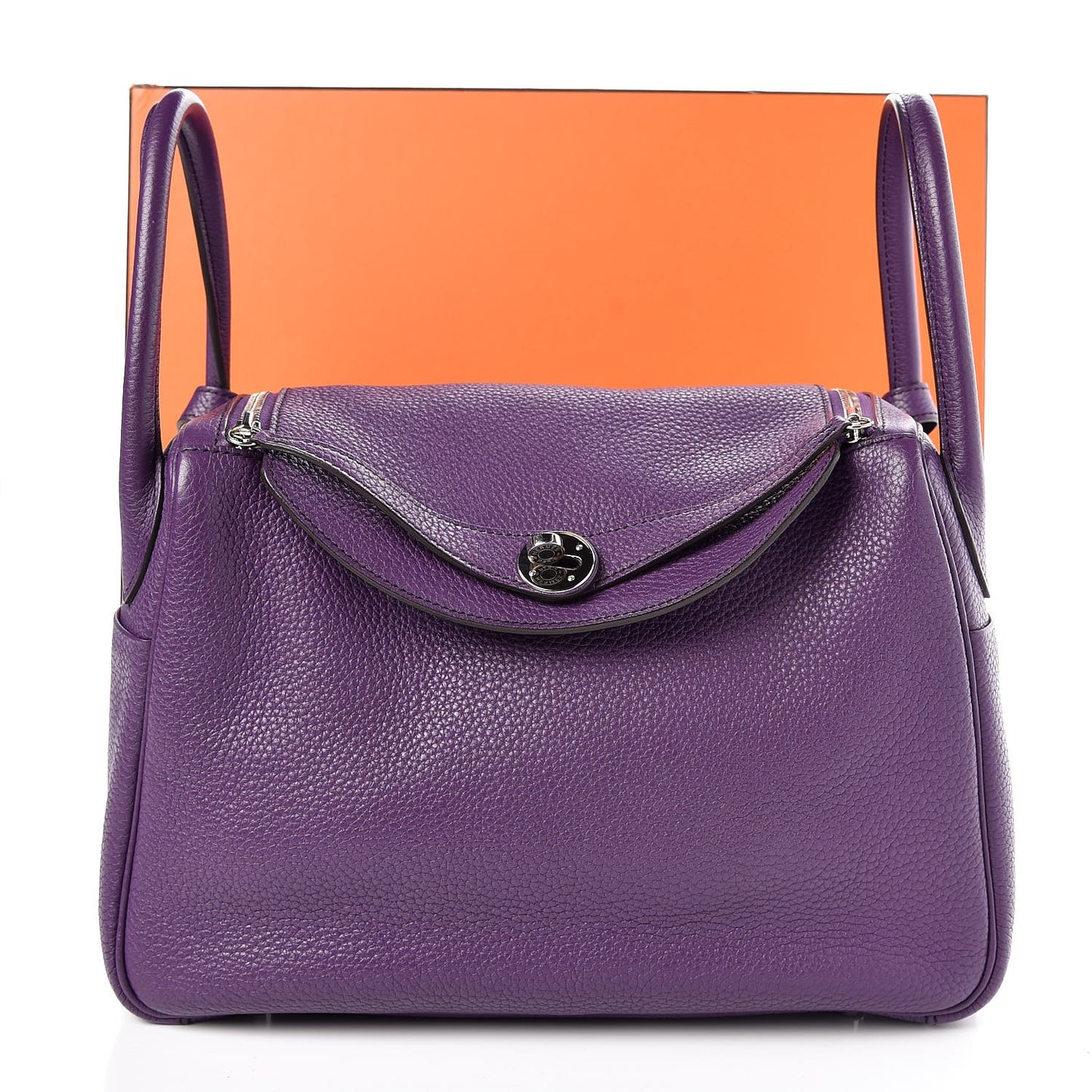 Taurillon Clemence Eclat Lindy 30 Ultraviolet Bleu Obscur