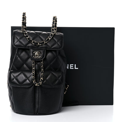 Chanel Caviar Quilted Pockets Backpack Black 12 of 12