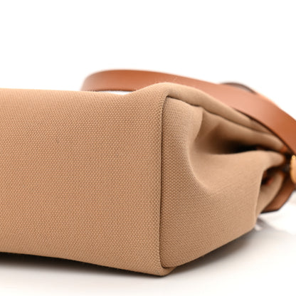 Hermes Military Toile Vache Hunter Herbag Zip Retourne 31 PM Chai Fauve 10 of 11