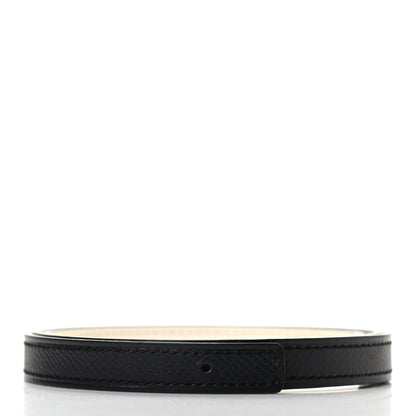 Hermes Swift Epsom 13mm Belt Strap 75 Black Craie 3 of 7