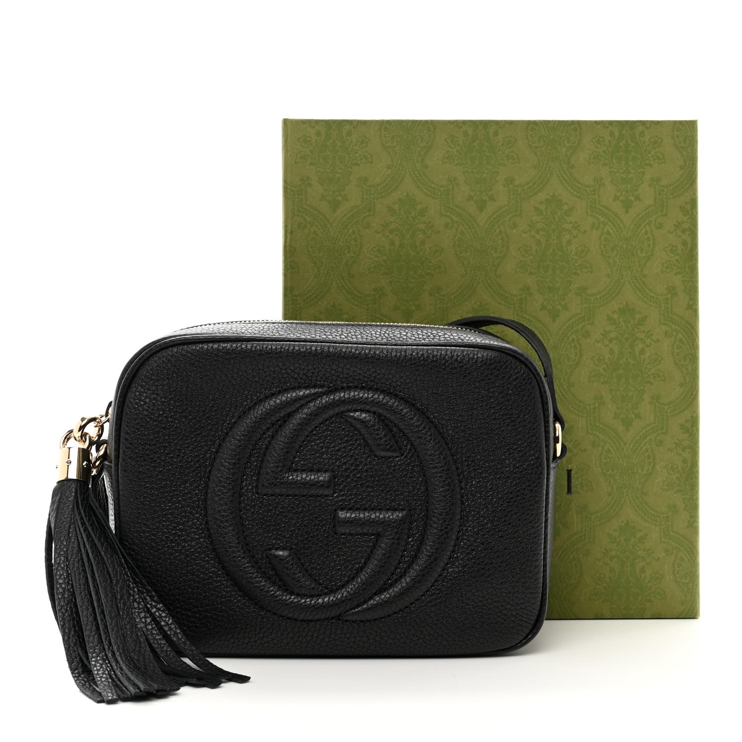Gucci Pebbled Calfskin Small Soho Disco Bag Black 11 of 11