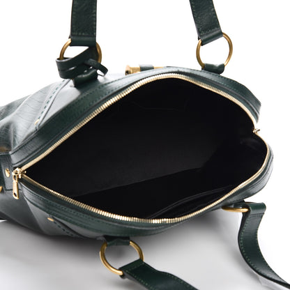 Saint Laurent Calfskin Large Muse Green 5 of 10