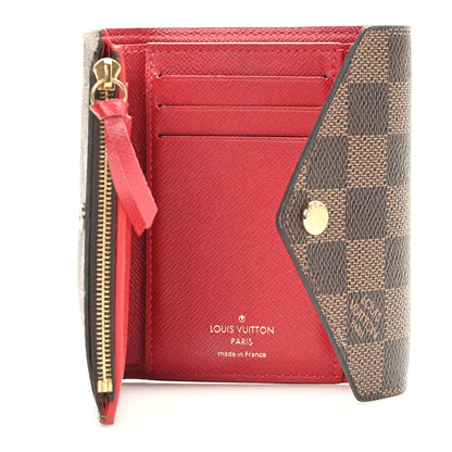 Louis Vuitton Damier Ebene Victorine Wallet Cherry 5 of 8