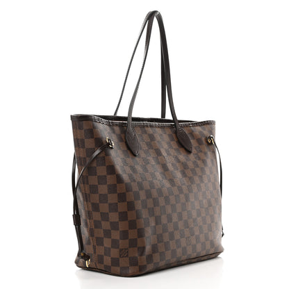 Louis Vuitton Damier Ebene Neo Neverfull MM Rose Ballerine 4 of 26