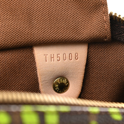Louis Vuitton Monogram Graffiti Speedy 30 Green 6 of 8