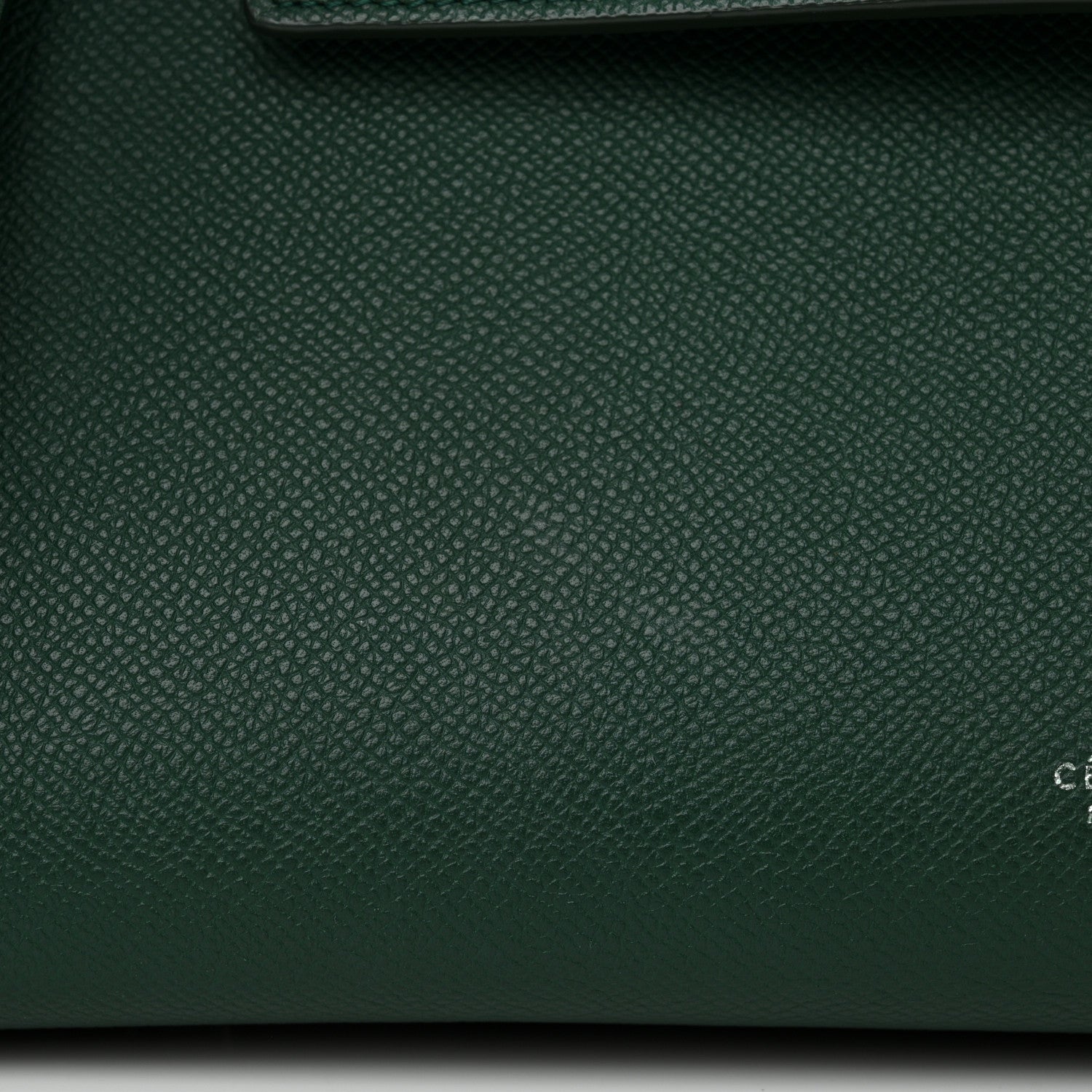 Celine Grained Calfskin Mini Belt Bag Forest 13 of 17