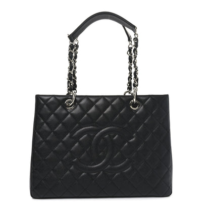 Chanel Caviar Quilted Grand Shopping Tote GST Black 1 of 11