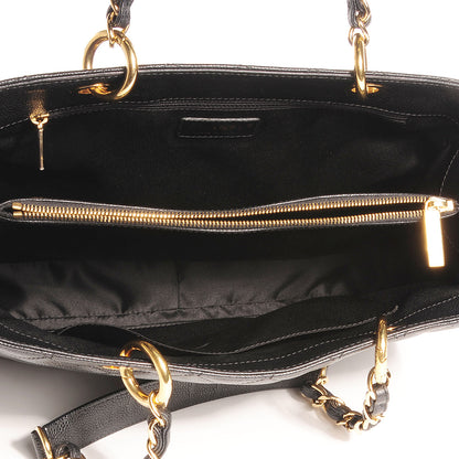 Chanel Caviar Grand Shopping Tote GST Black 9 of 9