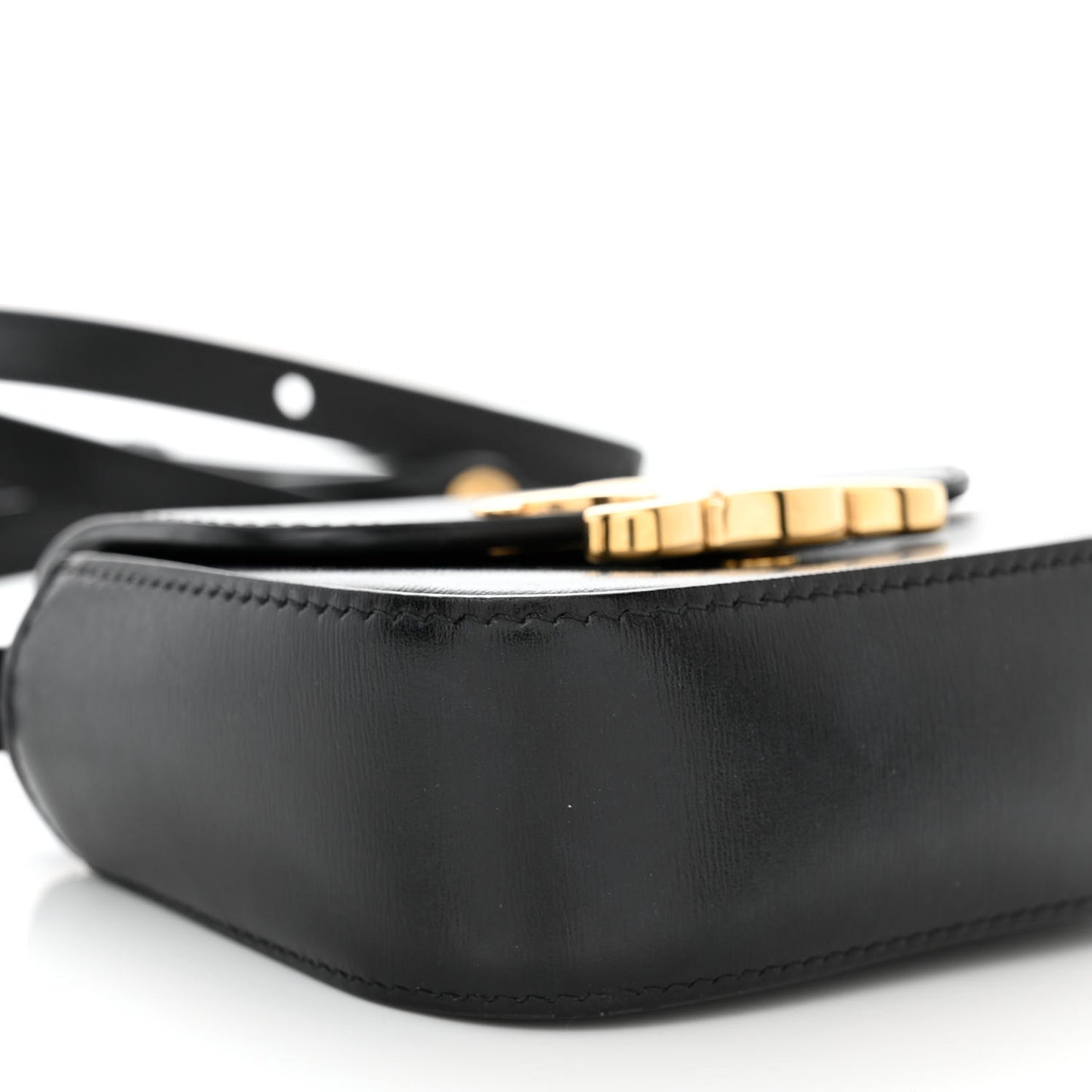 Shiny Calfskin Mini Triomphe Black