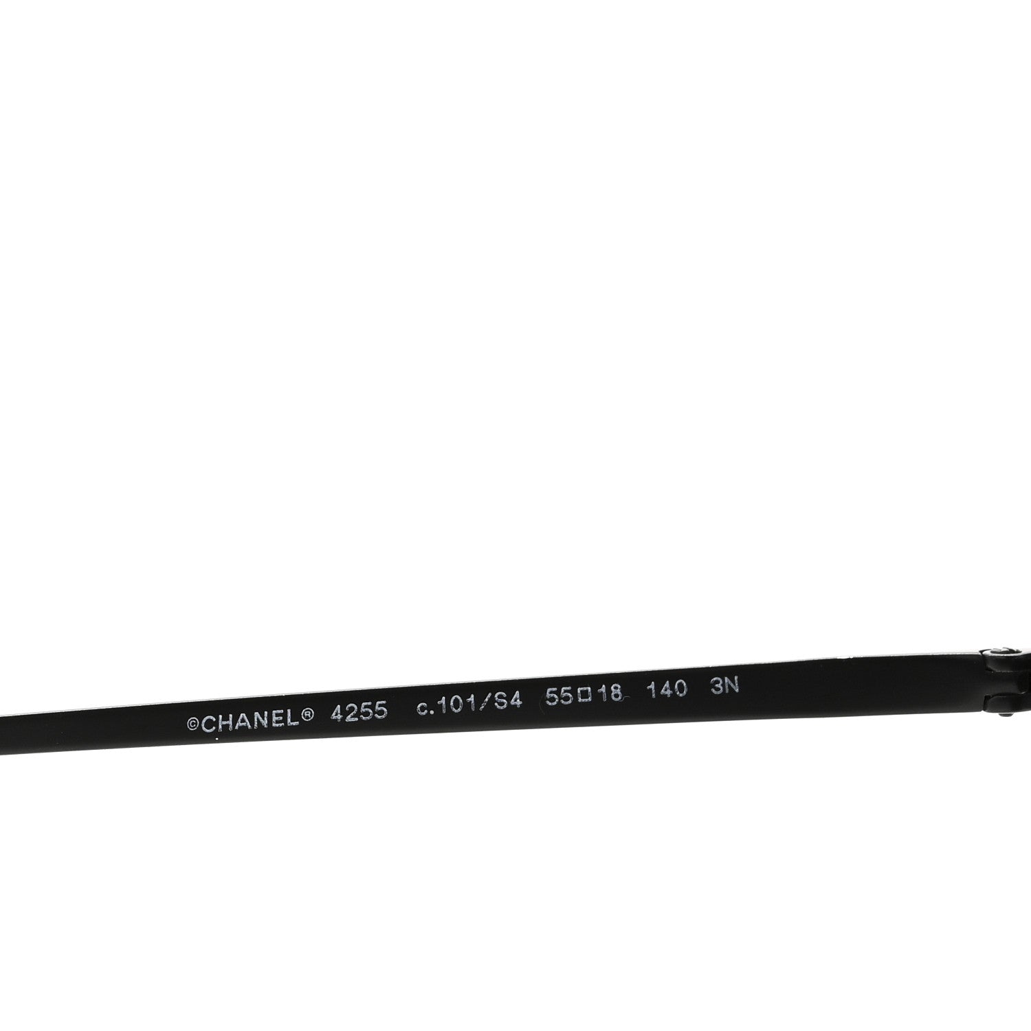 Chanel Metal Cat Eye Sunglasses 4255 Black 5 of 6