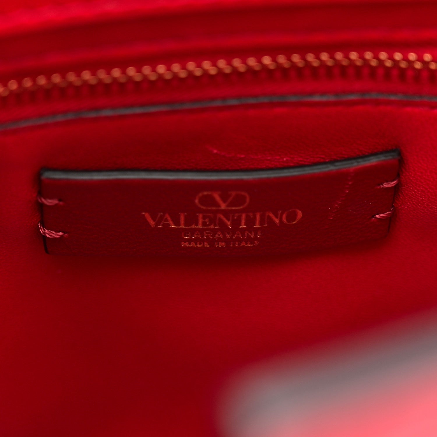 Valentino Garavani Calfskin Vlogo Bucket Bag Rouge Pur 6 of 10