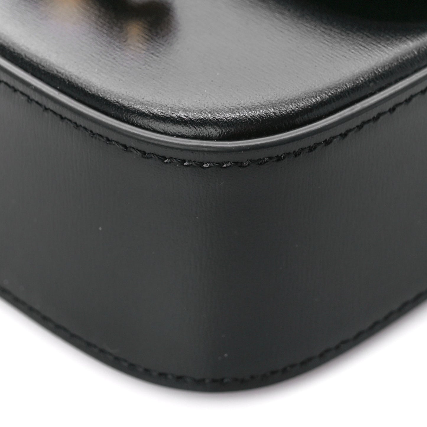Shiny Calfskin Mini Triomphe Black