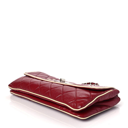 Chanel Lambskin East West Mademoiselle Flap Red 8 of 9