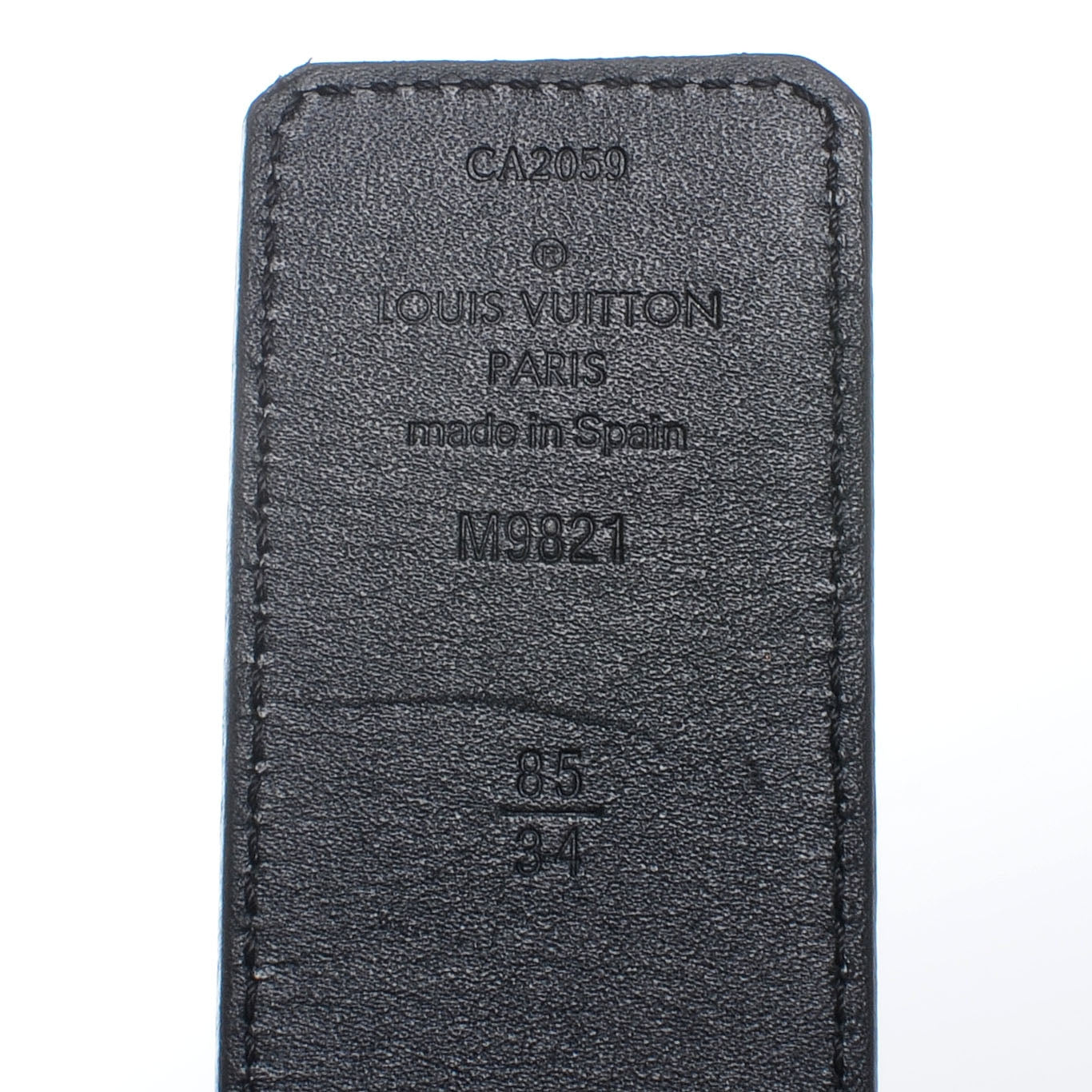 Louis Vuitton Monogram LV Initiales Belt 85 34 5 of 5
