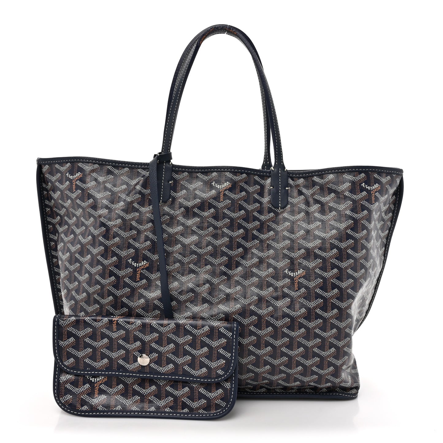 Goyardine Reversible Anjou PM Navy