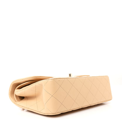 Chanel Lambskin Quilted Small Double Flap Beige 4 of 11