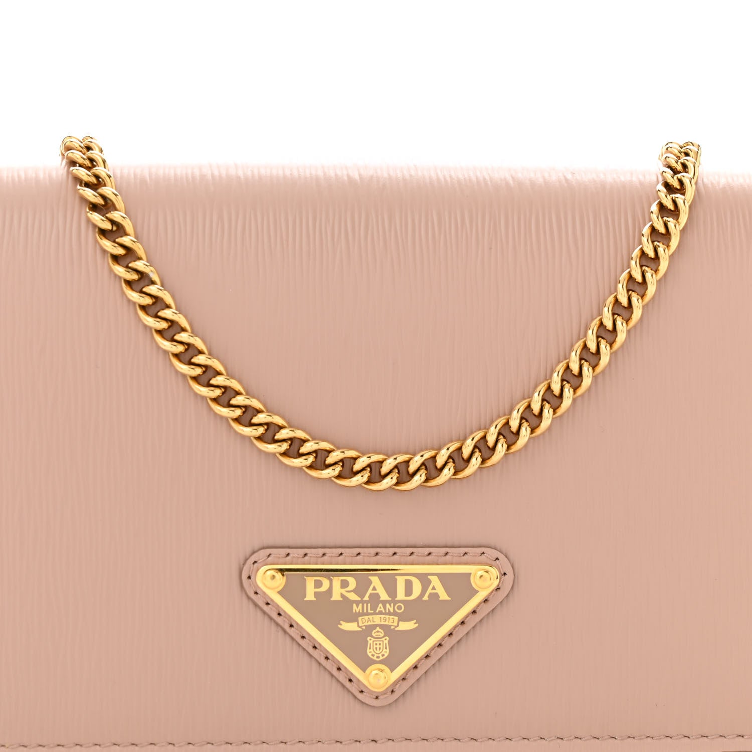 Prada Vitello Move Triangle Logo Miniborse Cipria 7 of 11