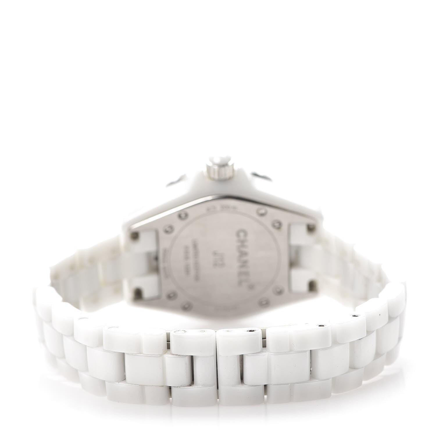 Chanel Stainless Steel Ceramic 33mm J12 Quartz Watch Blue 2 of 6