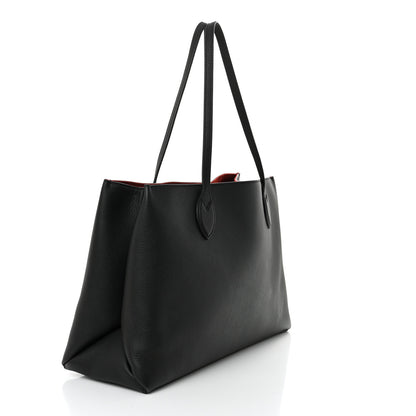 Louis Vuitton Grained Calfskin Lockme Shopper Black 3 of 10