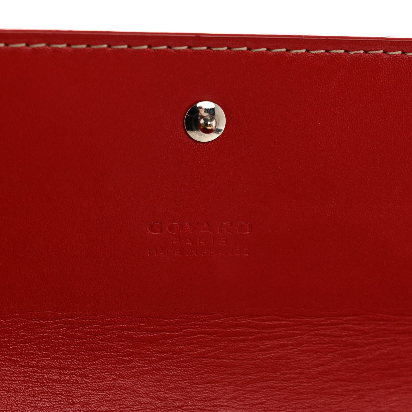Goyardine Varenne Long Wallet Red