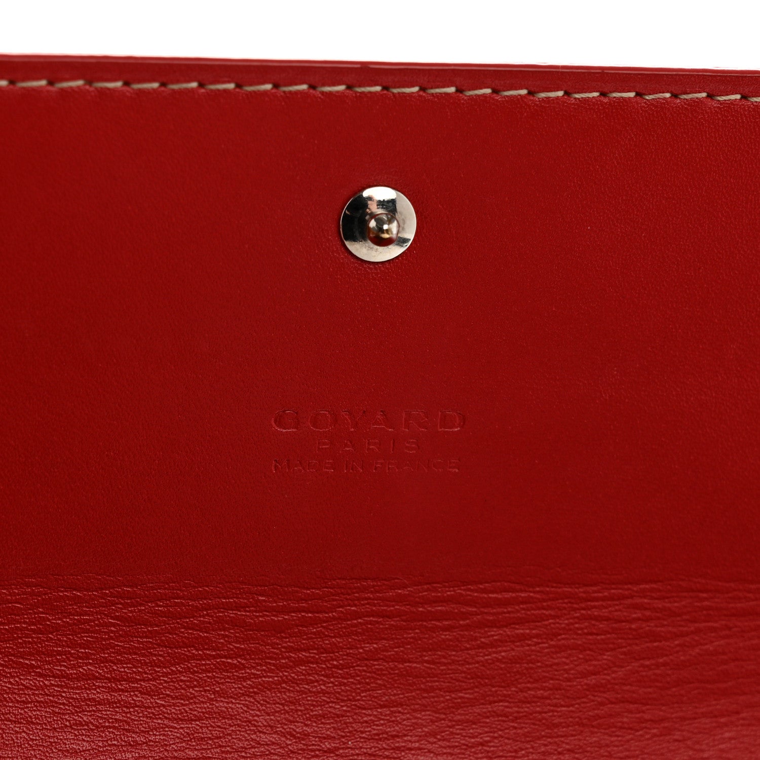 Goyard Goyardine Varenne Long Wallet Red 6 of 10