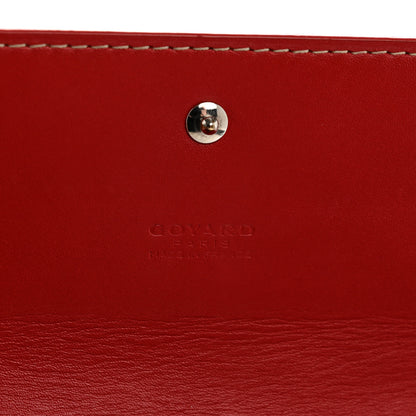 Goyard Goyardine Varenne Long Wallet Red 6 of 10