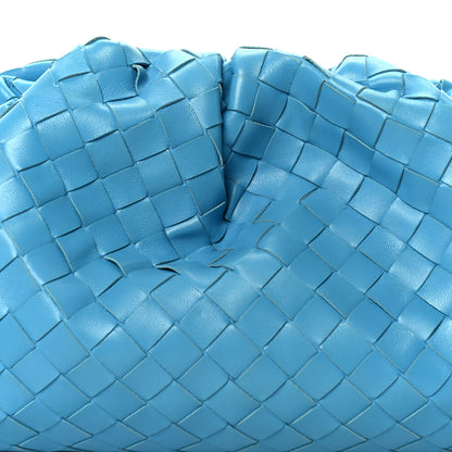Bottega Veneta Nappa Maxi Intrecciato The Pouch Oversized Clutch Swimming Pool 9 of 11