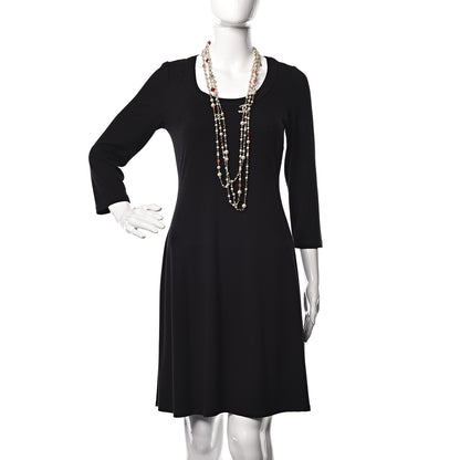 Chanel Pearl Bead Multi Strand CC Long Necklace Gold 2 of 6