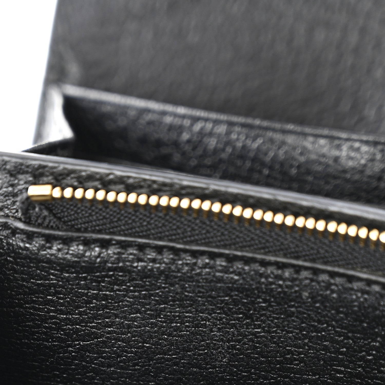 Gucci Textured Dollar Calfskin Web Ophidia Card Case Wallet Black 7 of 10